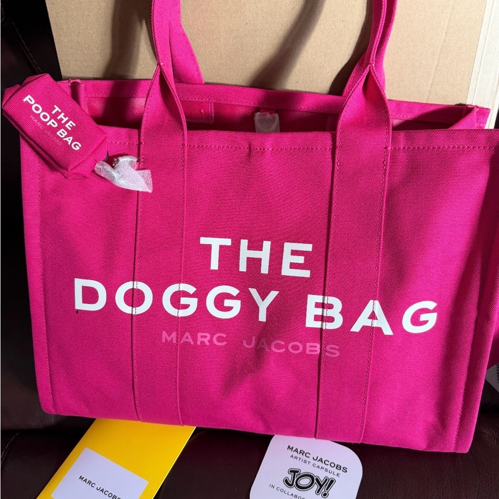 Marc Jacobs Vibrant Pink Doggy Tote
